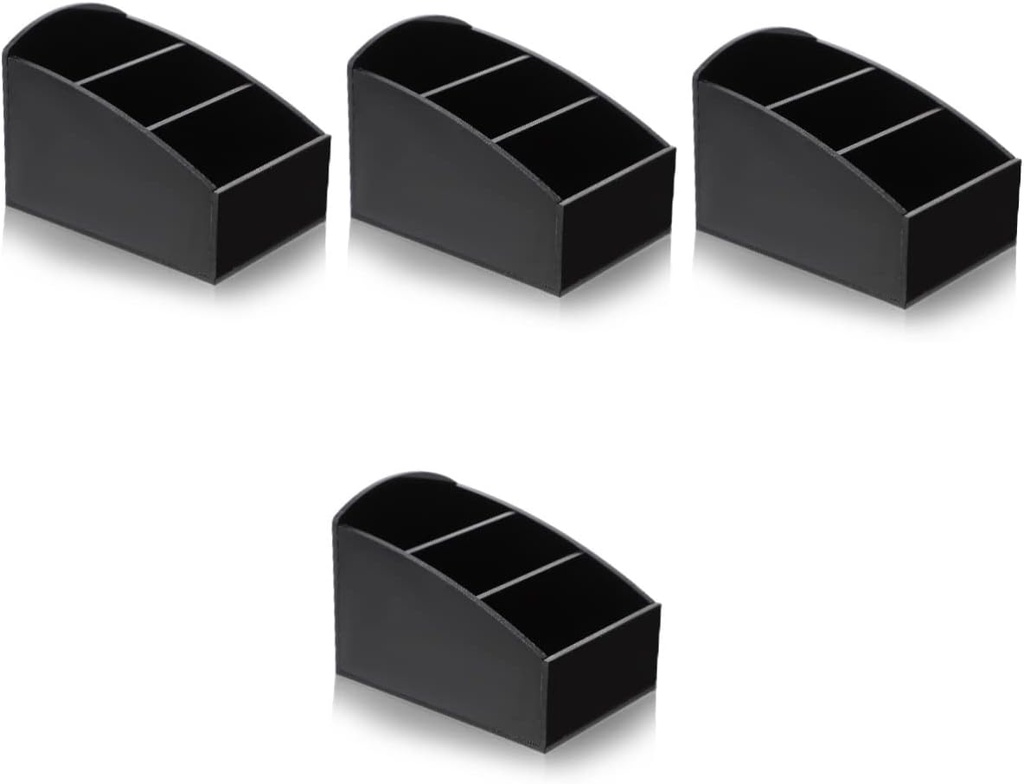 4pcs Box Coffee Pod Storage Box Inn Sugar Bag Holder Hotel Sugar Bag Organizer Desktop Sugar Bag Holder Coffee Organizer Coffee Station Adornment Coffee Station Organizers