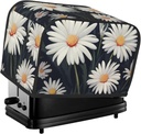 Daisy Toaster Cover 2 Slice, Two Slice Bread Machine Covers Quilted Toaster Dust Cover Bread Maker Cover Universal Size Kitchen Small Appliance Cover With Top Handle