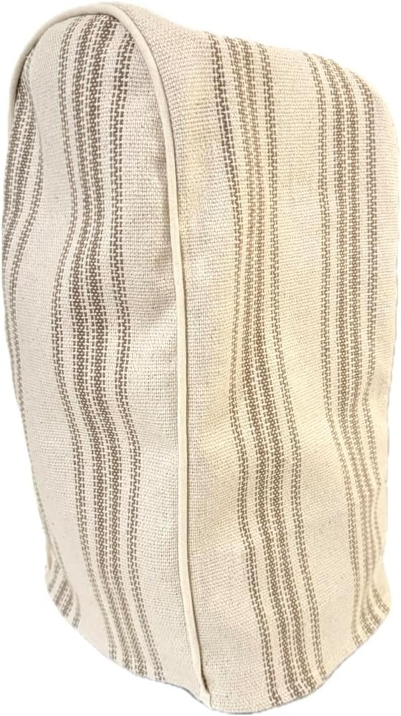 Tan Feedsack Coffeemaker Cover