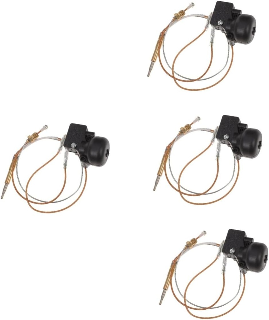 Kisangel 4sets Outdoor Patio Heater Thermocouple and Tilt Replacement Kit Compatible Propane Gas Heaters Safety by Automatically Shutting Off When Overheating Tilting