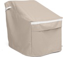 Covermates Outdoor Chair Cover - Premium Polyester, Weather Resistant, Drawcord Hem, Seating and Chair Covers, 34W x 40D x 40H, Clay