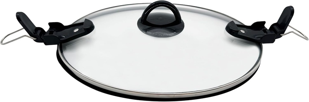 Oval Slow Cooker Lid with Sealing Ring and Buckle Compatible for Crockpot Slow Cooker SCCPVL600-S-BR, CPSCVO60LL-BP,CPSCVC60LL-S