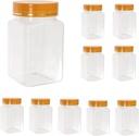 350ml Pet Honey Jars with Airtight Lids Cookie Jar Storage Containers for Kitchen