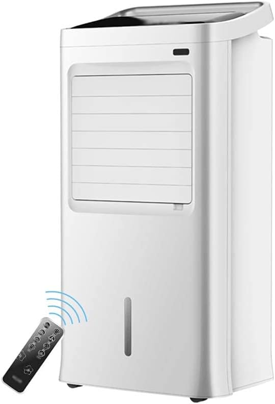 Air Coolers Evaporative Coolers Humidifier Air Conditioner Whit Remote Control Misting Evaporativ Portable Small Fan and Bladeless Noiseless Fan for Office Dorm Room