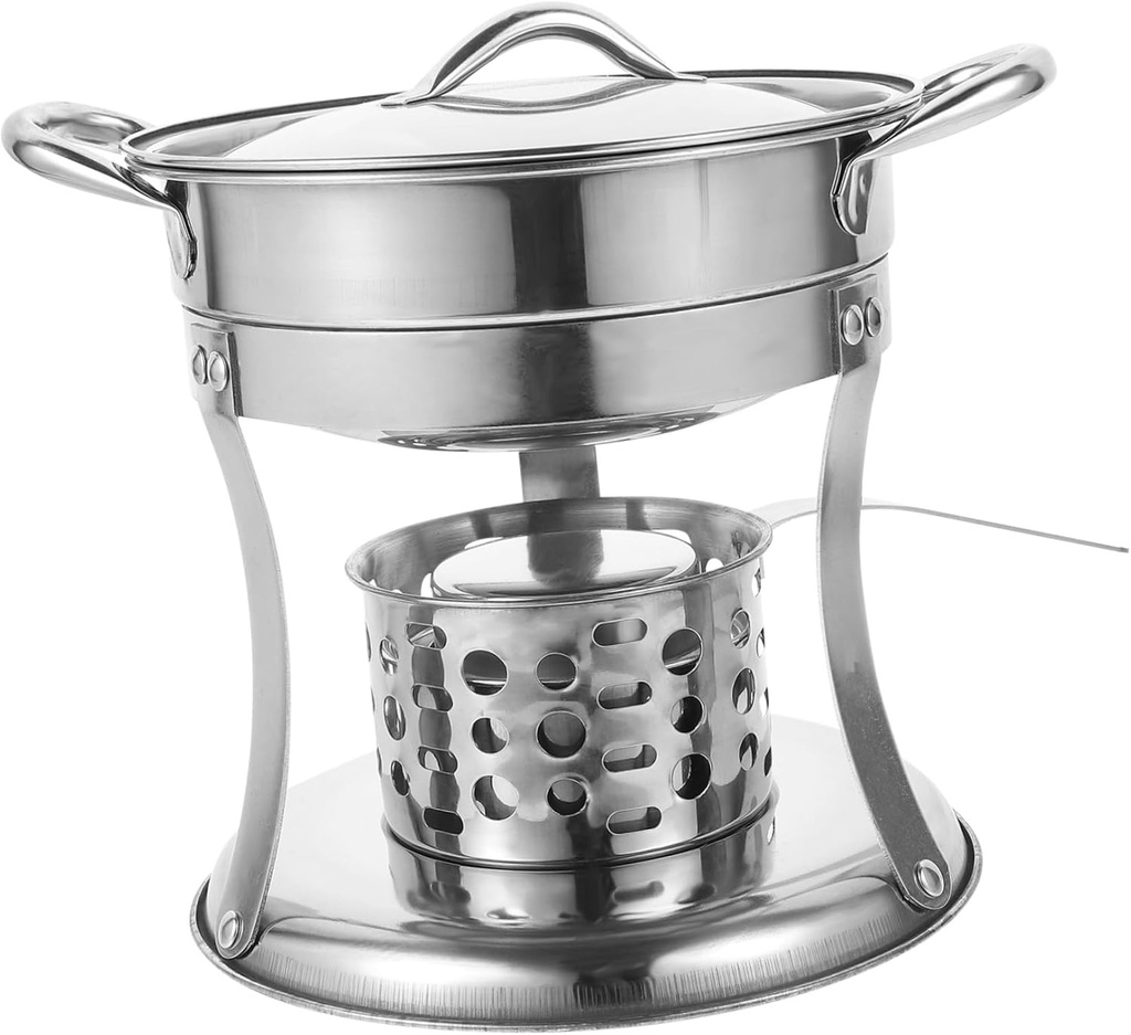 HANABASS Stainless Steel Fire Boiler Electric Hotplate Hotpot Pot Stove Single Hot Pot Cooker Kitchen Cooking Appliances