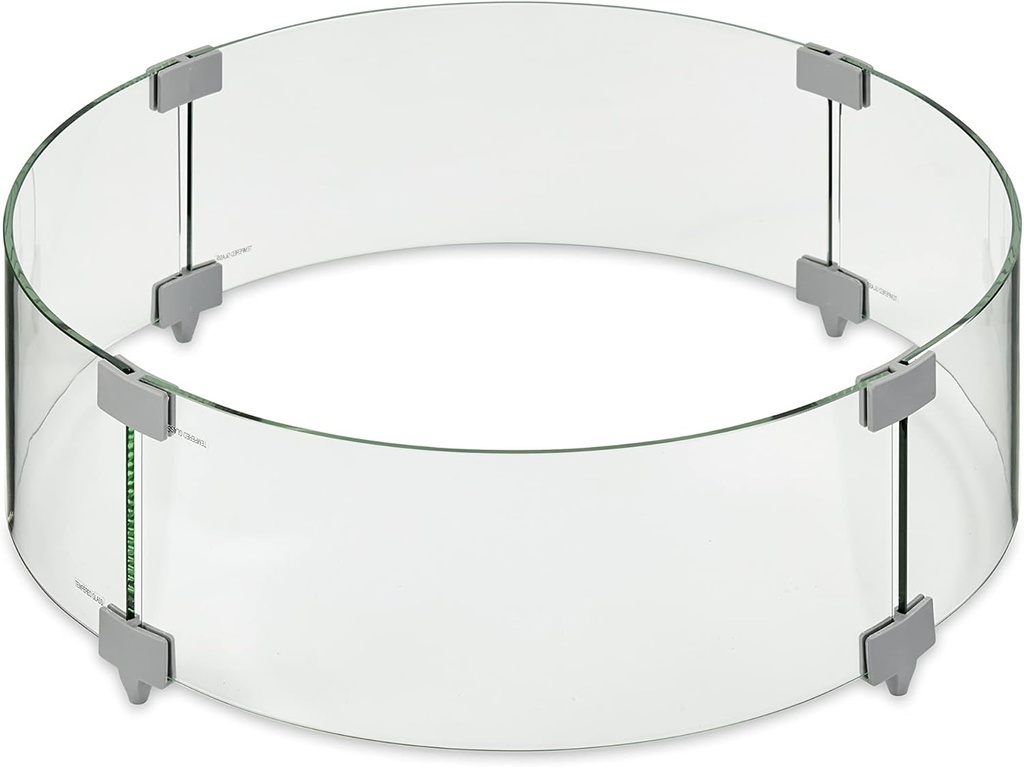Outdoor GreatRoom Round Glass Guard