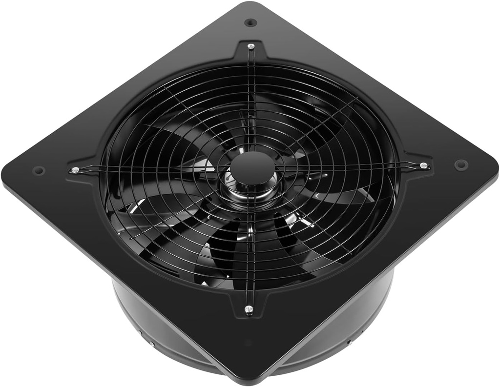 LYNICESHOP 16" Exhaust Fan, 750W 2800RPM Industrial Ventilation Extractor Exhaust Air Blower Ventilator Extractor Factory Extraction for Workshop Shopping Mall (16")
