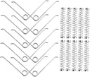 20pcs Pruner Springs Replacement for Gardening Tools V-shaped and Springs for Hand Pruners Easy to Install Durable and Flexible Gardening Accessories