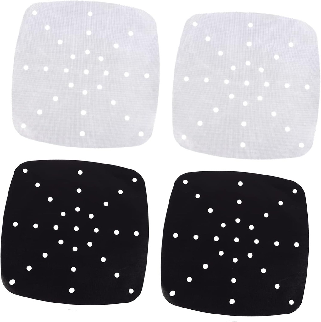 8pcs Heat Resistance Cloth Baking Mats for Air Fryer Non-stick Reusable