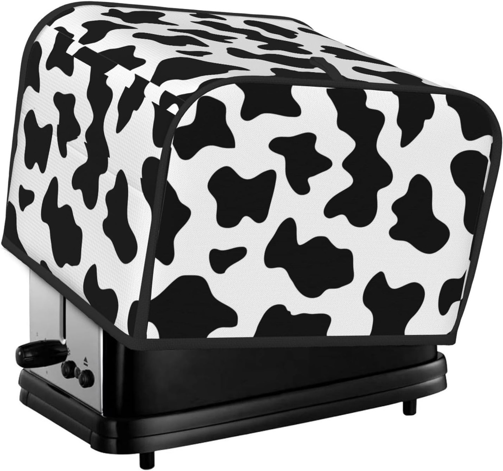 Oven Cover Kitchen Bread Machine Protector,4 Slice Toaster Cover For Home,Fingerprint Coaster Cover,Kitchen Small Appliance,Milk Cow