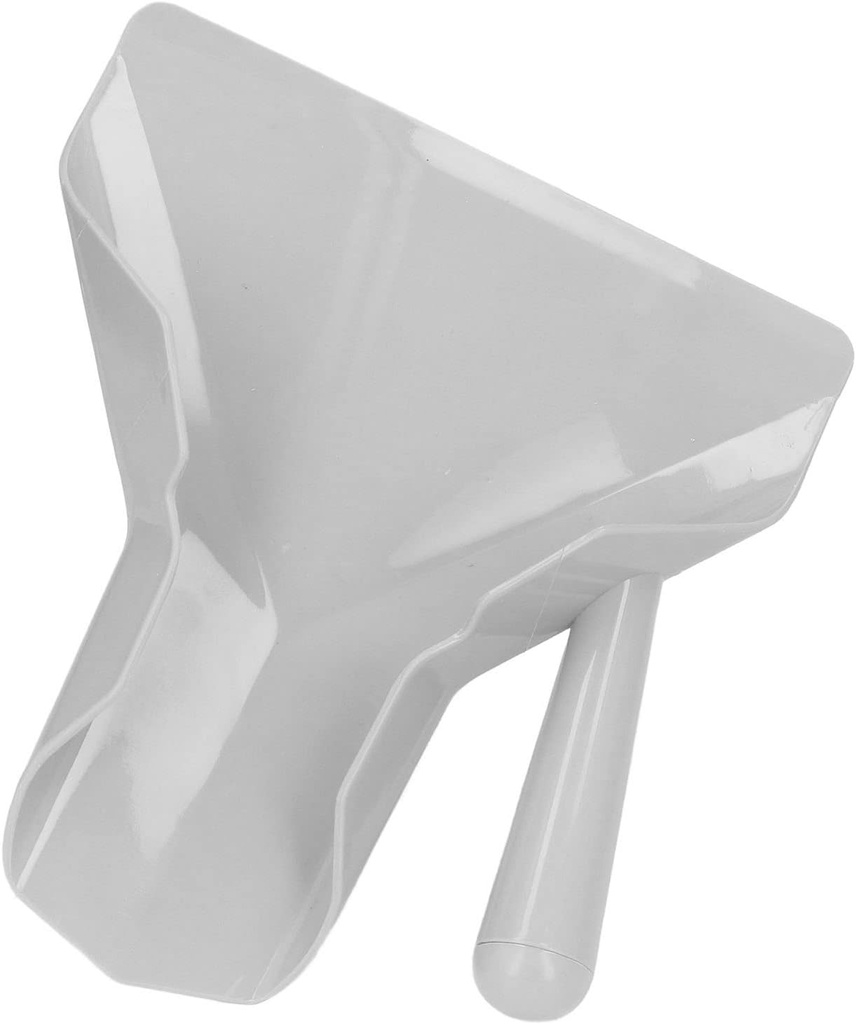 French Fry Scoop, Fries Shovel Food Grade Household Non Slip Chips Fry Scoop Plastic Right Handle Spatula Bagger Kitchen Utensils/4912