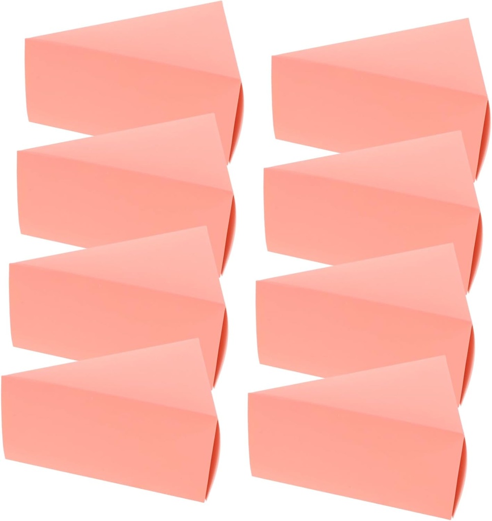 Lovely Presents Cases 50pcs Triangle Cake Boxes Perfect for Party Favor Candy Boxes