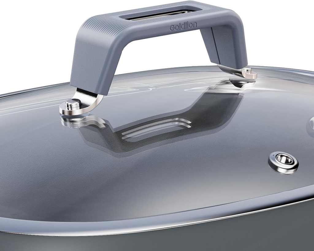 Goldlion Silicone Lid Handle Cover Compatible with Ninja Crockpot Slow Cooker - Heat-Resistant Handle Sleeve, Holder, Grip Accessories for Ninja Foodi Possiblecooker Pro, 2 Pack