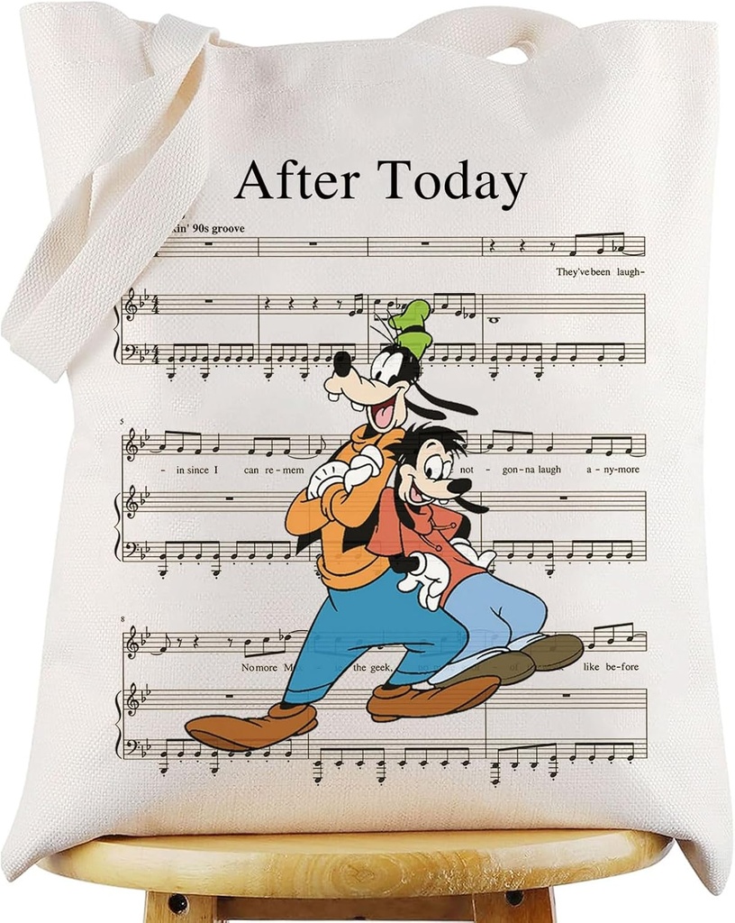 WZMPA Cartoon Dog Bag Dog Lover Gift After Today Reusable Grocery Bag Cartoon Movie Merchandise
