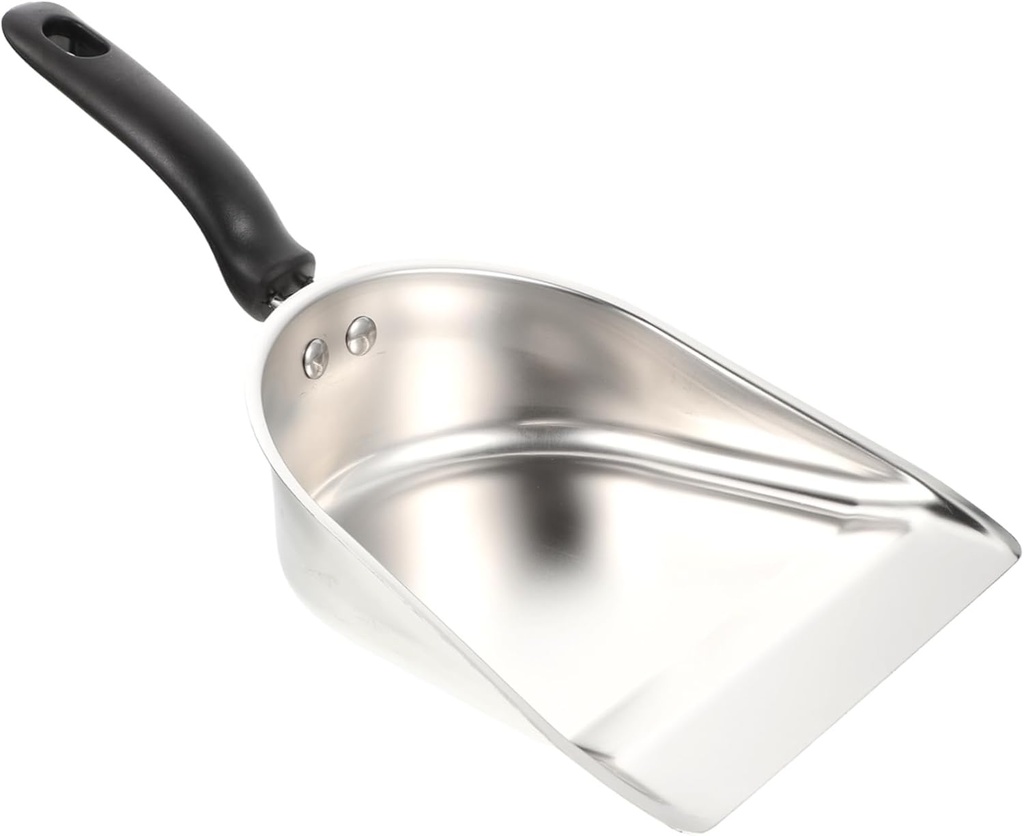Veemoon Handheld Ice Scoop Flour Spatula Stainless Steel Ice Shovel for Kitchen Home Candy Nuts