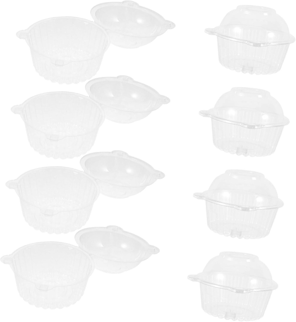 Individual Muffin Holder Muffin Box Cupcake Transport Mini Cupcake Container Salad