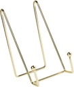 Multi-purpose Iron Plate Display Stand for Photos Plates and Books Sturdy Vintage Design for Home and Office Decor Smooth Edges for Safe Use