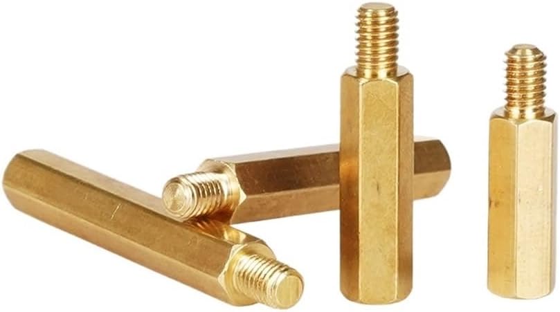 10Pcs M2 -M3 Tighting Copper Male Female Standoff Board Rack Stud Hexagon Threaded Pillar PCB Column Motherboard Spacer Bolt Screw Hardware Nut(26mm (20pcs),M2 (Thread 4mm))