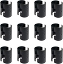 Wire Shelf Clips Shelving Sleeves - 24 Pack Shelf Lock Clips for 1" Post- Shelving Sleeves Replacements for Wire Shelving System