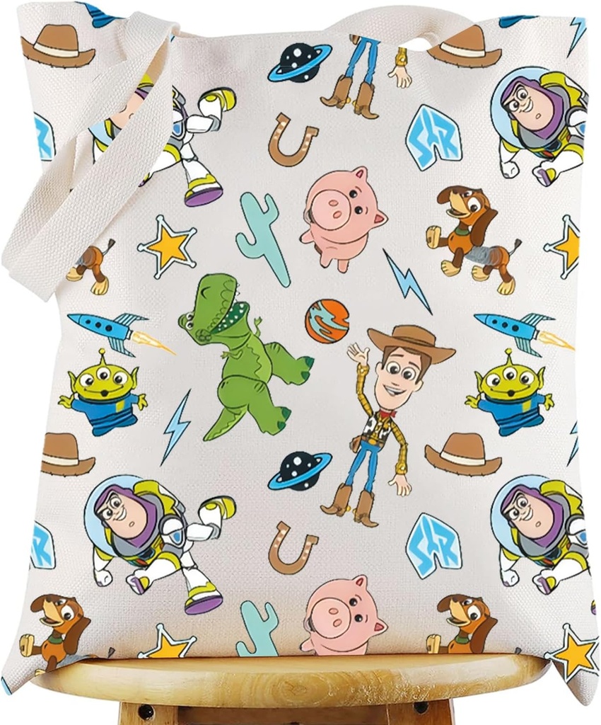 G2TUP Space Hero Tote Bag Astronaut Figure Fans Gift Cosmic Explorer Shoulder Bag Space Patrol Leader Merch