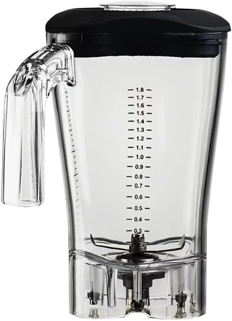 Blender Cup, With Blade Lid On The Bottom, Compatible For Hamilton Beach HBH550/650/850, Blender Ice Crusher Juicer Container Tank(550)