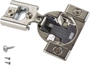 Blum 38N355B.08 Compact BLUMOTION 38N Hinge, Soft-Close, 105 Degree, 1/2 Overlay, Screw-on (4)