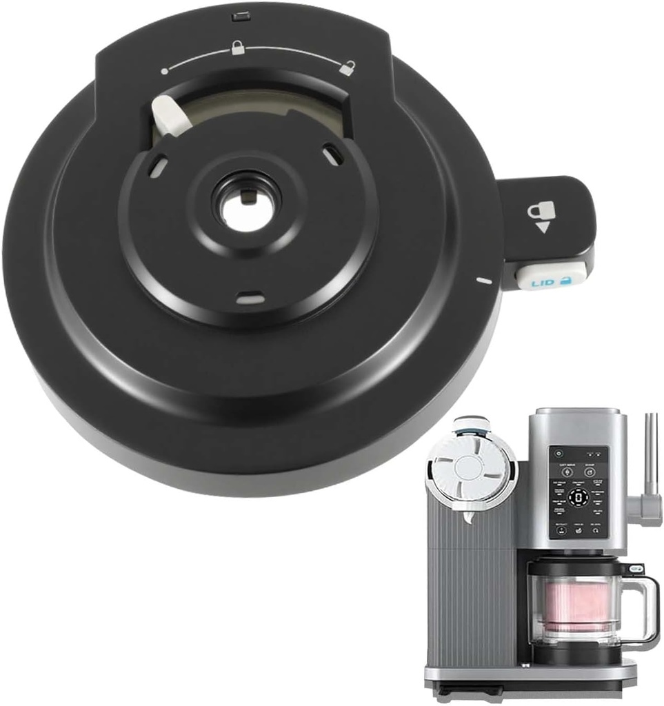 Outer Bowl Lid for Ninja NC700 Ice Cream Maker, Reusable Ninja Creami Replacement Lid Compatible Ninja NC700/NC701 Series (NO Paddle) Ninja Creami Replacement Parts