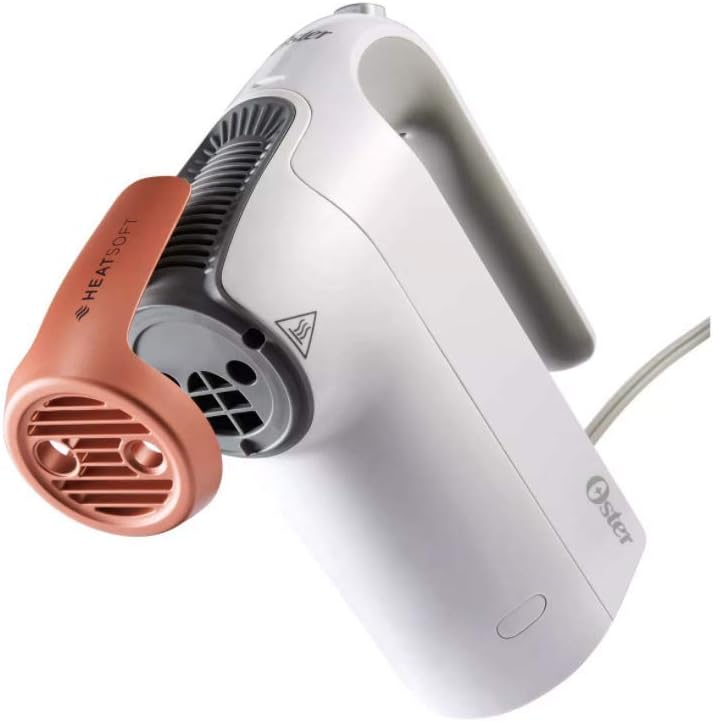 Oster HEATSOFT Hand Mixer, 11.06 x 10.59 x 4.72 inches, Rose Gold