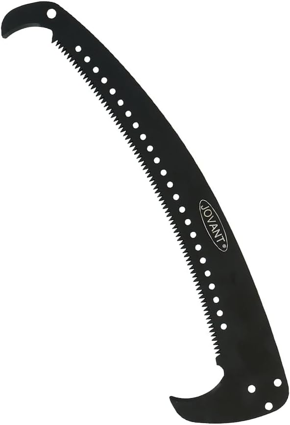 Manual Pole Saw,6.5-26 ft Extendable Pole with Double Lock Design to Reach Up 32 ft for High Branches Trimming,SK5 Sharp Three-Sided Sharpened Edges Blade (Only Saw Blade)