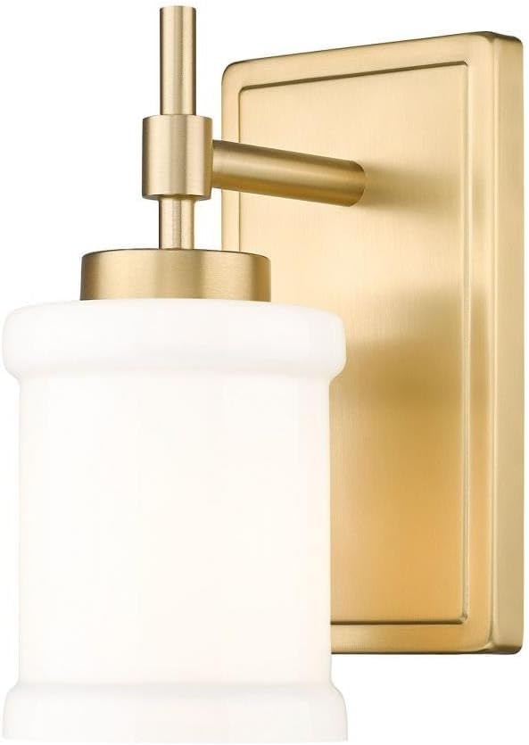 Z-Lite 622-1S Cadoc 9" Tall Bathroom Sconce - Modern Gold