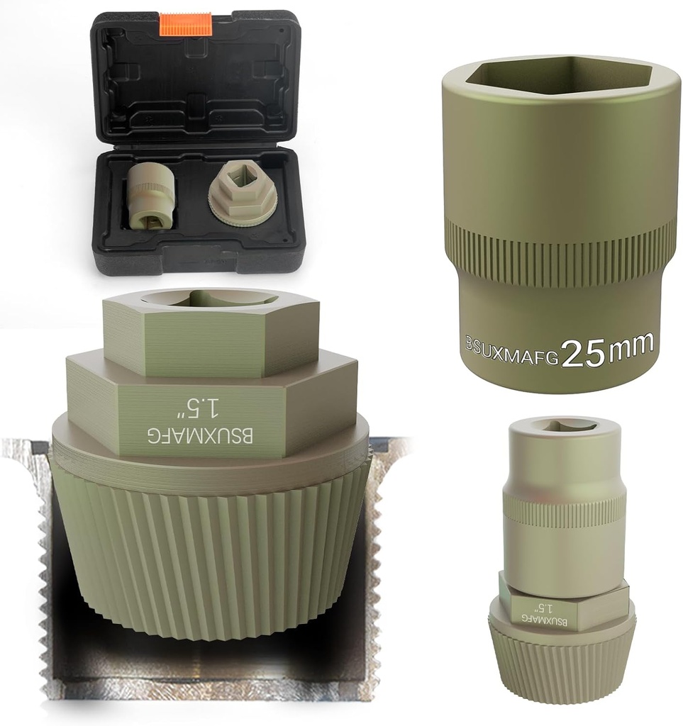 Bathtub Drain Remover Tool, 1-inch Socket Plating Coating Tub Drain Extractor, Remove The Old, Broken, Stubborn, Rusted Drain Tub Bathtub Stopper, Strong Grab Plumbing