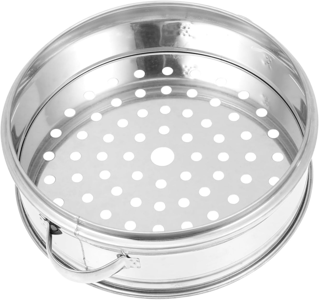 Stainless Steel Steaming Basket for Dumplings Stackable Food Steamer Multi-Functional Kitchen Steamer for Vegetables and Buns Household Cooking Tool
