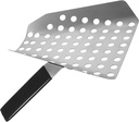 OUNONA Stainless Steel Food Scoop Fry Scoop Shovel for French Fries Snacks More Kitchen Tool for Home Bar Restaurant Use Cost Multipurpose Strainer