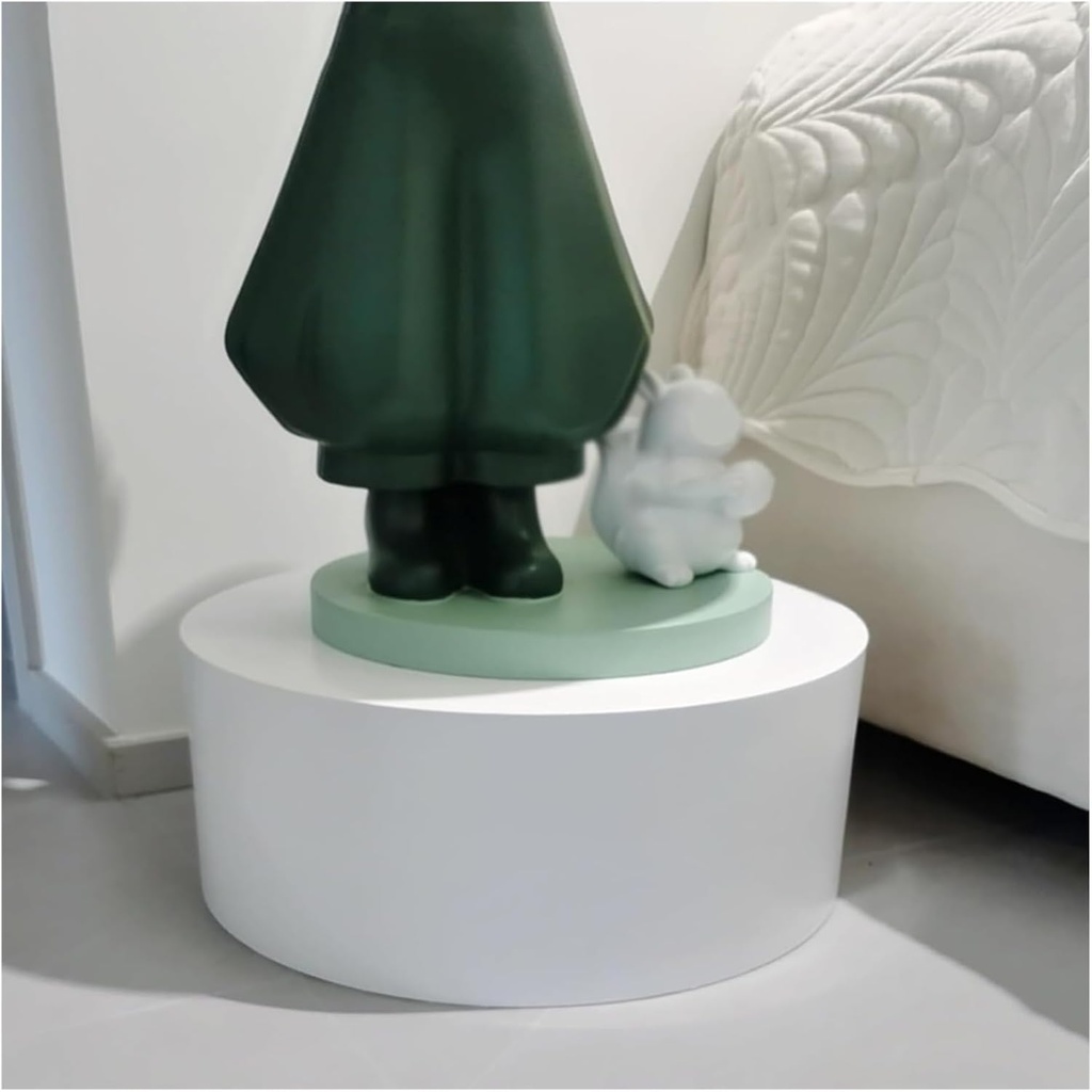 Round Pedestal Stands, Mannequins Display Platform Base, Air Conditioner Heightening Base, Wedding Dress Shop Dressing Room Pillar Exhibition Stand(40x20cm)