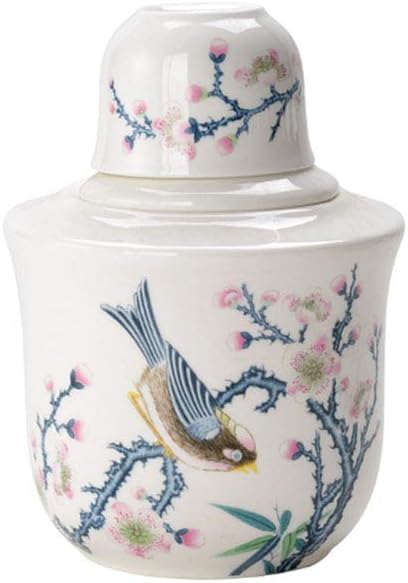 Ceramic Warm Wine Pot Household Travel Heating Sake Hip Flask Wine Cup Set with Warmer Flagon - NO.20