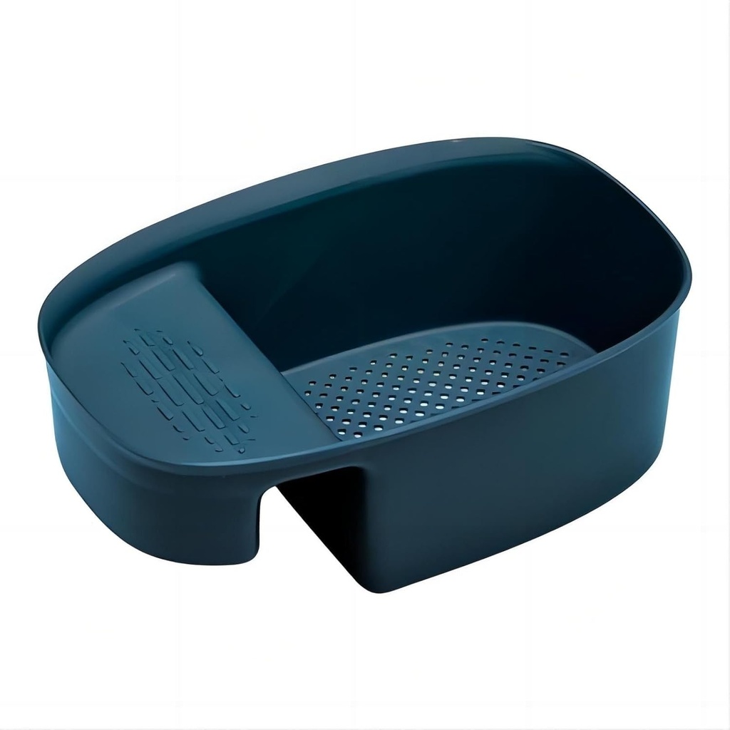 Hanging Drain Filter with Mesh Filter Strainer Dishwasher Tray Drain Fruit Vegetable Storage Kitchen Counter, Bathroom Organizer, Dish, Plate Display Shelf, Sink Cabinet, Cupboard Riser