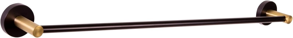Design House 582726-BGD Kelton 24" Towel Bar Matte Black and Satin Gold