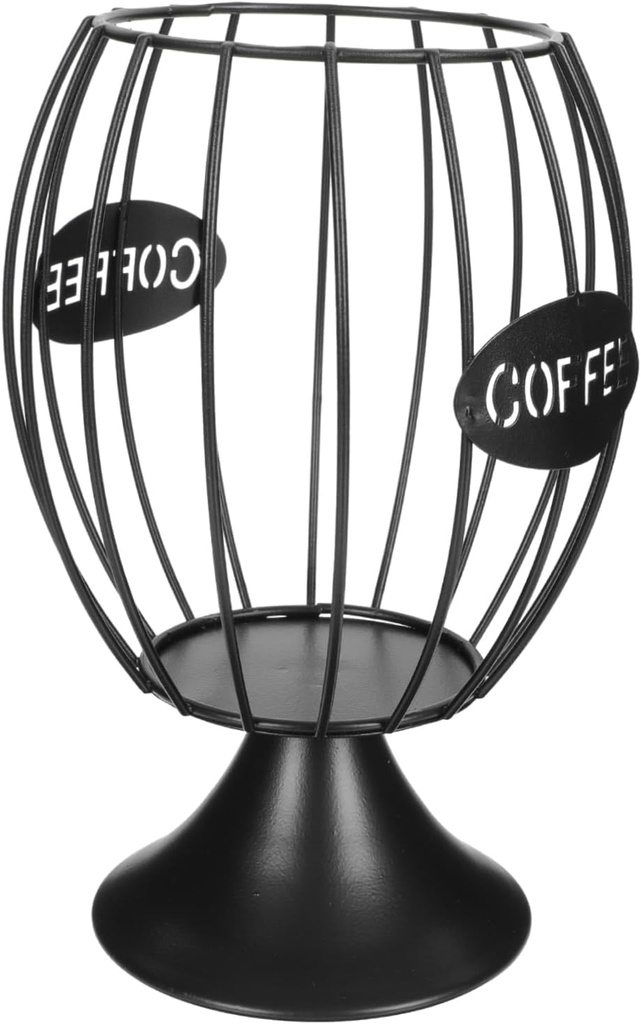 Amosfun 1Pc Iron Hollowed Jelly Storage Holder Capsule Organizer Iron Decor for Convenient Home Storage for Sundries and Kitchen Accessories