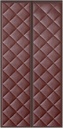 JKGHK Insulated Door Curtain Magnetic, Winter Thermal Insulated Door Curtain, PU Leather Self-Closing Magnetic Screen Door, Thicken Cotton Door Curtain, for Home Kitchen/Living Room/Patio