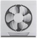 Wall Exhaust Fan，Plastic White Square Exhaust Fan Fumes Home Bathroomng Wall Ventilation Fan