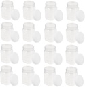 16pcs Transparent Honey Storage Bottles Food-grade Plastic Jars for Jam Spices Food and Candy for Parties and Daily Use