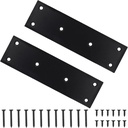2 Pack Mending Plate, Stainless Steel Flat Straight Brace Brackets, Double-Wide Metal Plate, Durable & Anti-Rust for DIY Woodworking (48*169)