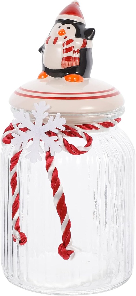 Creative Airtight Canister Elegant Ceramic Snack Storage Jar for Kitchen Organization for Cookies Candy and Spices Home