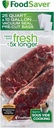 FoodSaver FBSQ25G10-NP Pre-Cut Vacuum Seal Bags Combo Pack for Food Preservation & Sous Vide Cooking, 25 Quart-Size & 10 Gallon-Size Bags