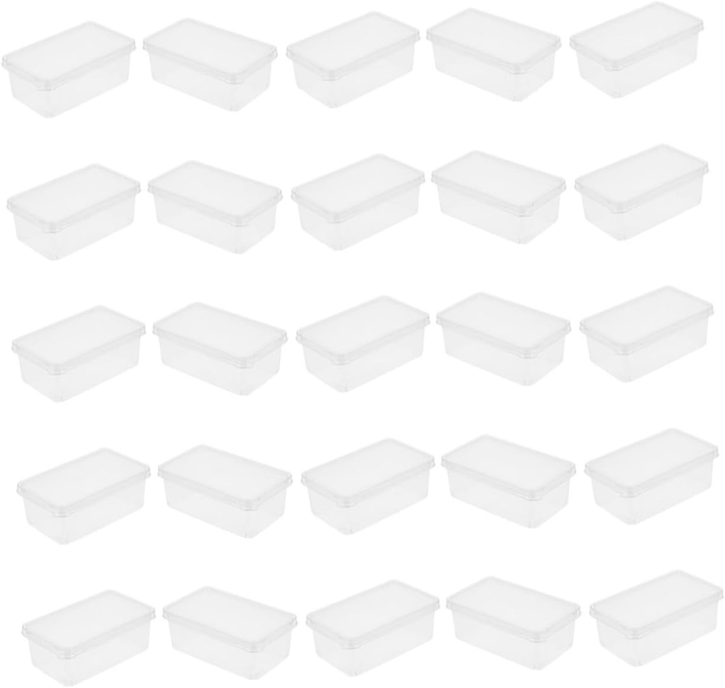 25pc Tiramisu Cake Boxes Mousse Cake Containers Bakery Boxes Lids for Parties Gatherings