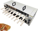 220V Commercial Double-Layer Chimney Cake Maker Oven Machine, 6000W Ice Cream Cone Roll Grill with 16Pcs Stainless Steel Roll Elements, 16 Seats, for Dessert Shops Bakeries Coffee Shops
