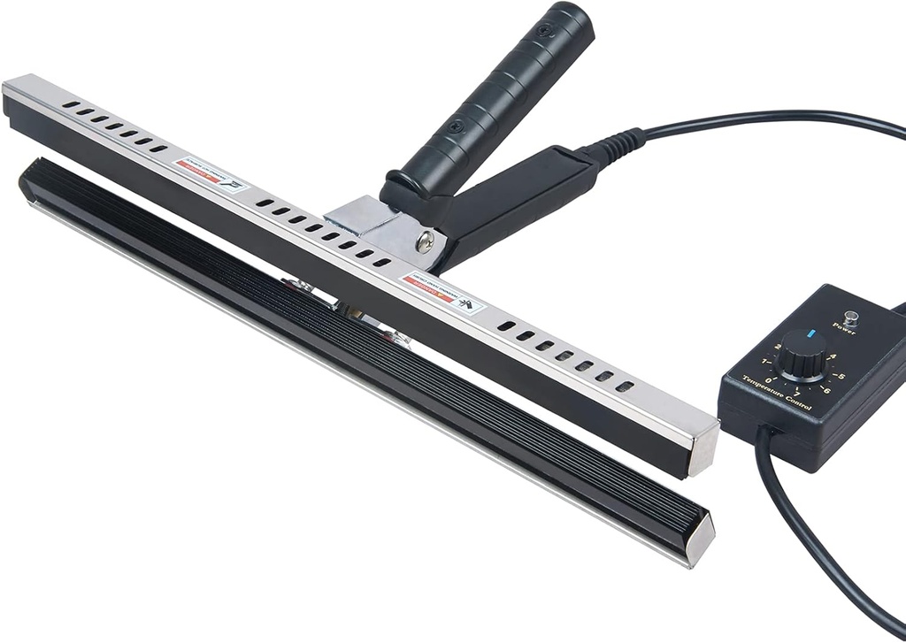 Heat Crimp Sealer FDR-400, 16 inch Mylar Bag Sealer Can Seal 15mm sealing width For Kraft Paper Bag, BOPP Bag