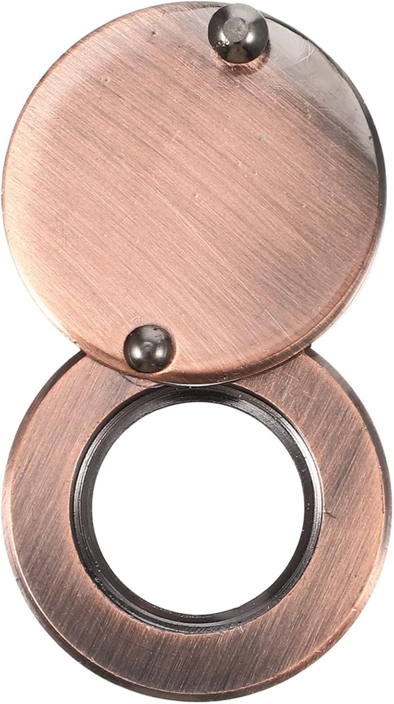 ARTIBETTER Rotating Copper Peeping Door Viewer Cover Privacy Protection Shutter for Home Office Hotel Prevents Dust Security Accessory