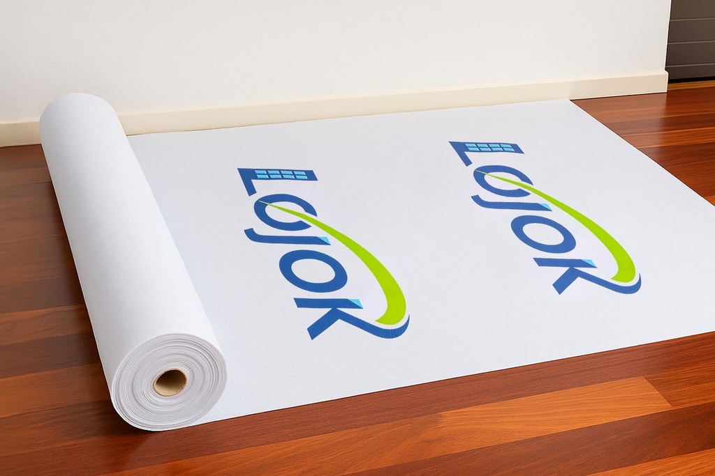 Temporary Floor Protection for Construction Projects, Floor Protection Film-Protects Hardwood, Tile, Carpet, Countertops, Bathtubs and More,Coverage of 325 SQFT (39.5''x100'-White)