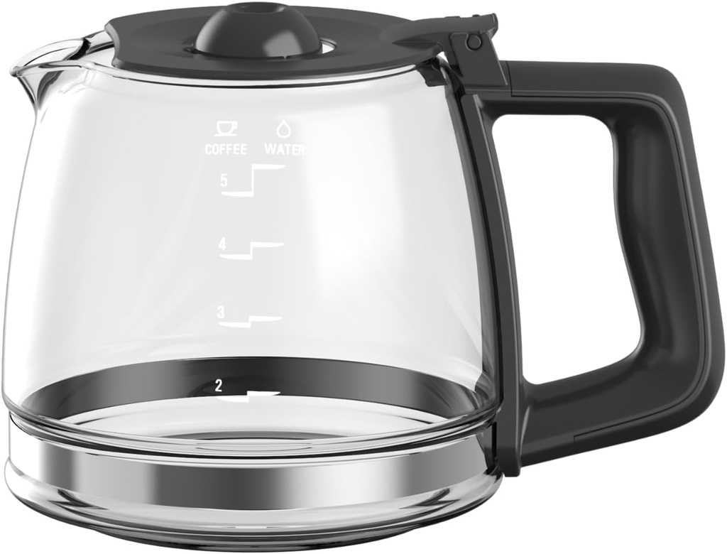 5 cups glass coffee carafe replacement, compatible with Capresso 4426.01 and Kenmore 80509 5 cups coffee maker